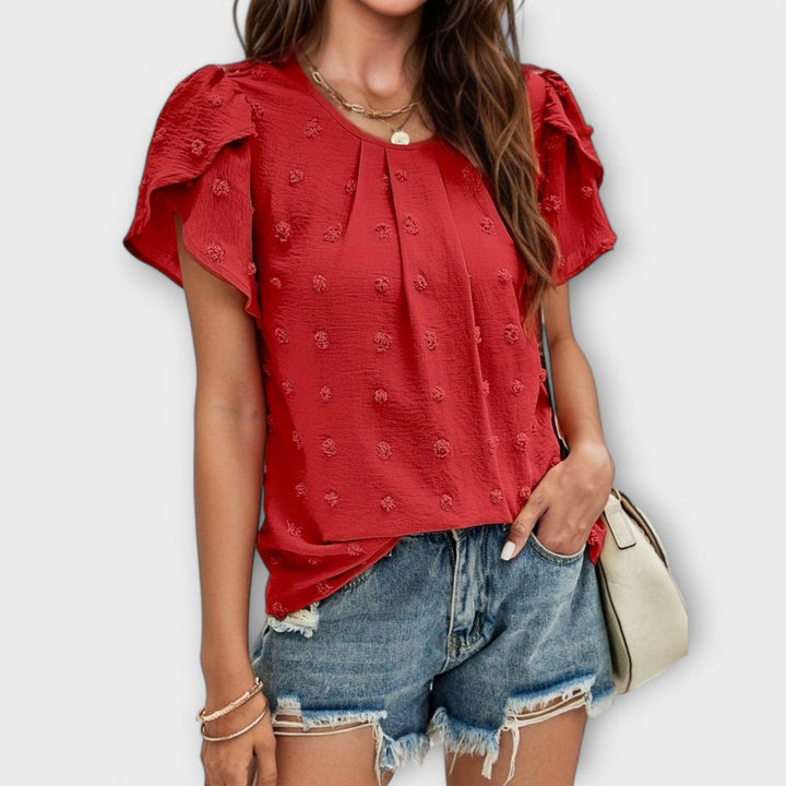 Clarine – The Perfect Polka Dot Blouse