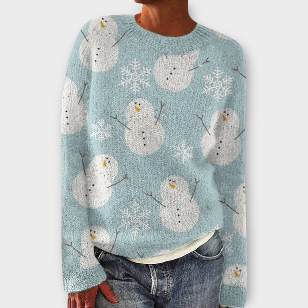 Simara – Cozy Winter Sweatshirt with Pattern