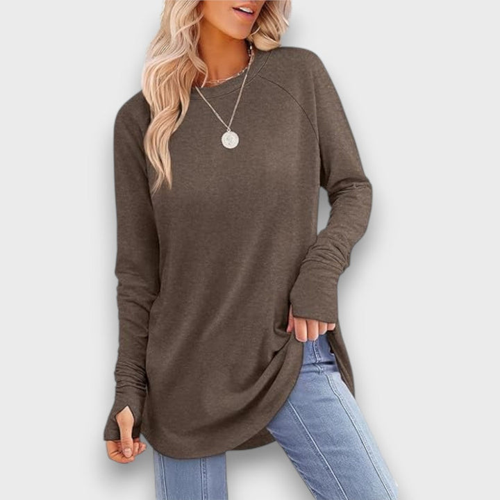 Riona – Long sleeve tunic top