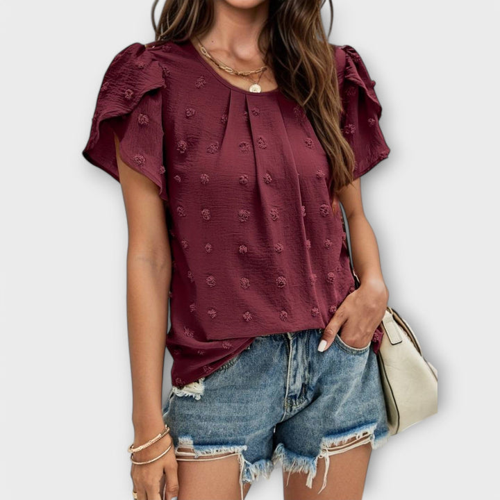 Clarine – The Perfect Polka Dot Blouse
