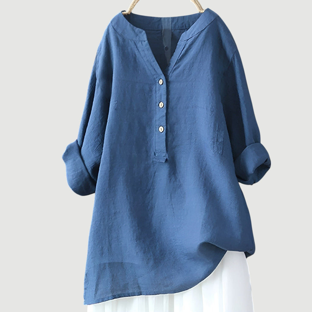 Clariel – Lightweight V-Neck Blouse