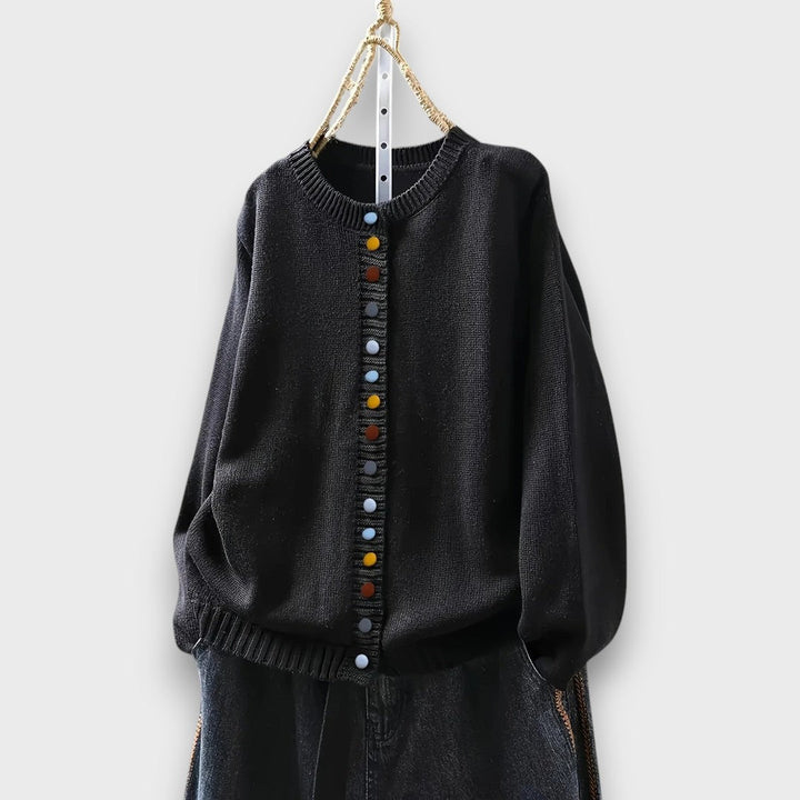 Liora – Cardigan with Button Details