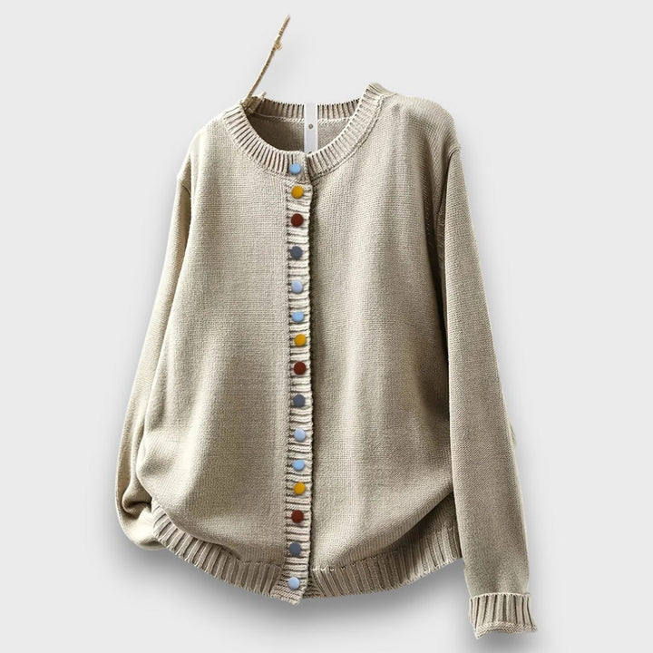 Liora – Cardigan with Button Details