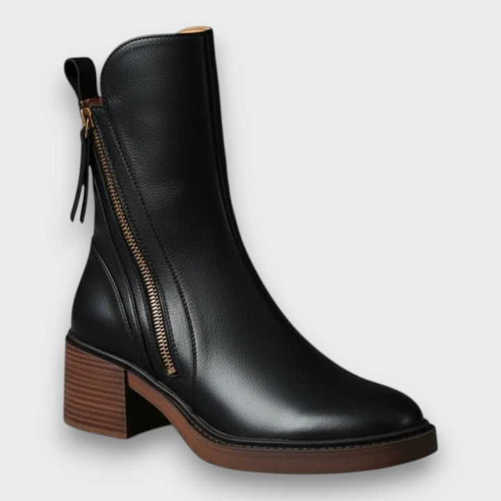 Aurelle – Classy zip ankle boots