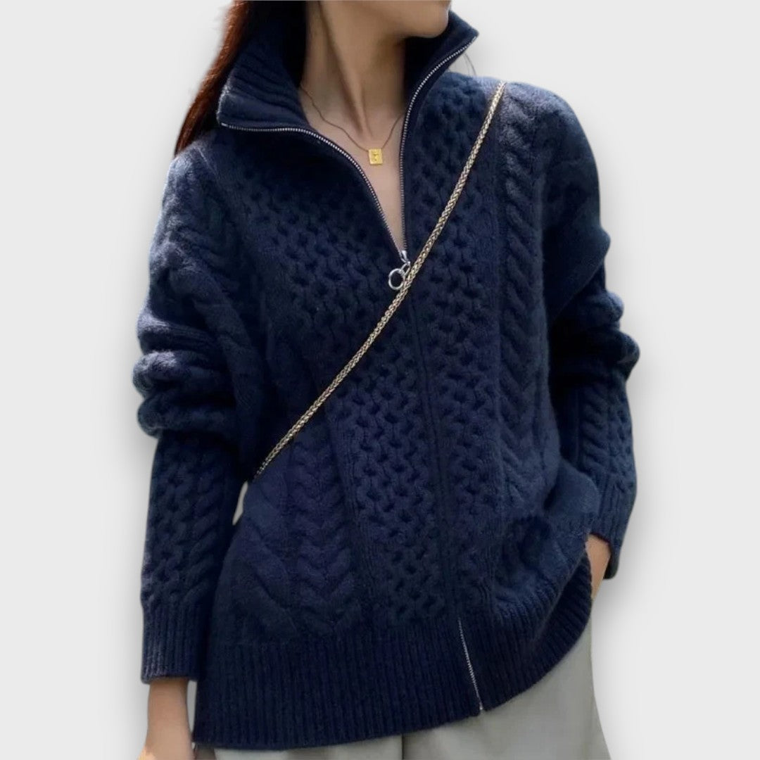 Calira – Zip-Up Cardigan